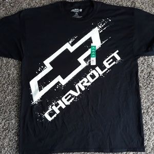NWOT Black Chevrolet graphics T-shirt XL